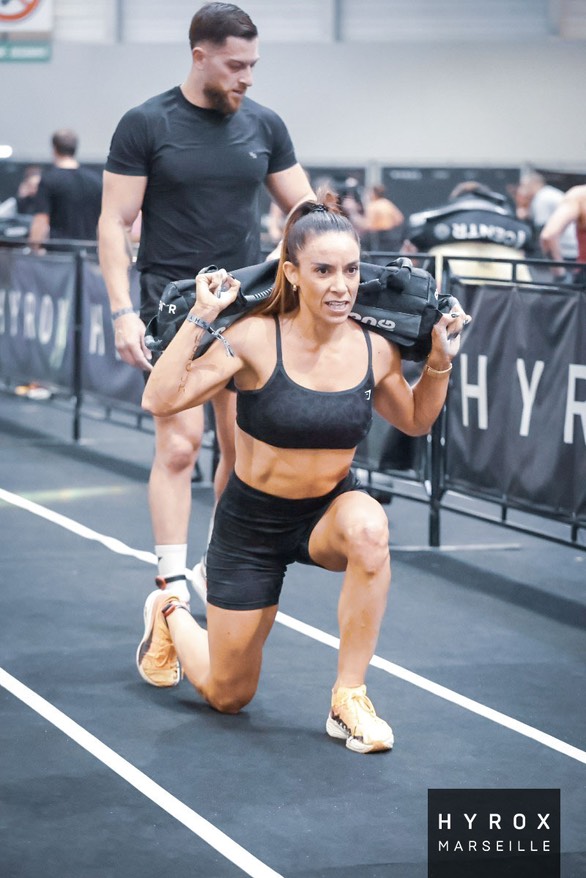 Leïla en compétition Hyrox à Marseille
